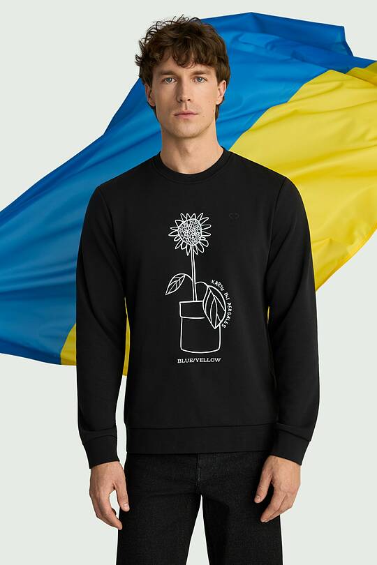 Men's cotton sweatshirt "Sunflower" 1 | Audimas