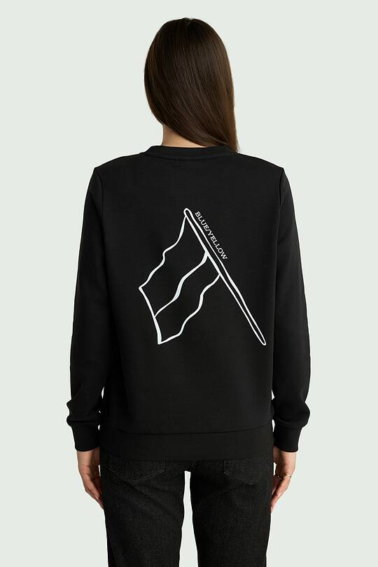 Women's cotton sweatshirt "Flag" 1 | Audimas