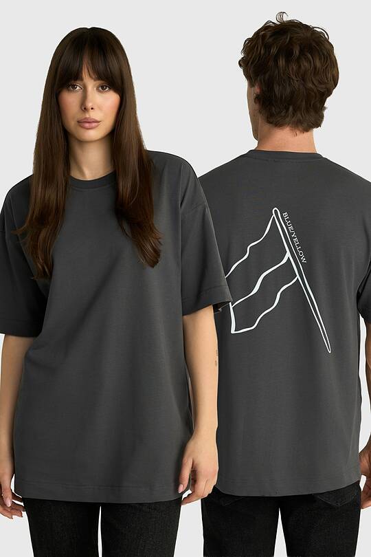 Unisex short-sleeve cotton T-shirt "Flag" 1 | Audimas