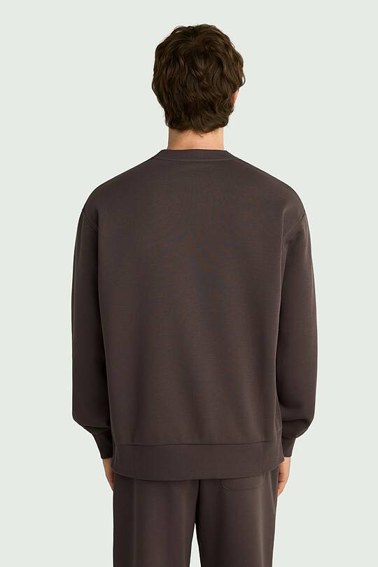 Oversized cotton fleece sweatshirt 2 | Audimas