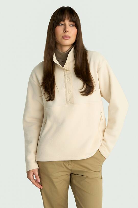 Half closure fleece sweatshirt 1 | Audimas