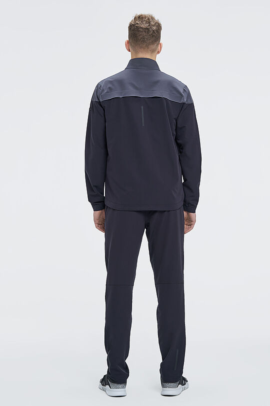 Stretch woven jacket 10 | BLACK/ASPHALT | Audimas