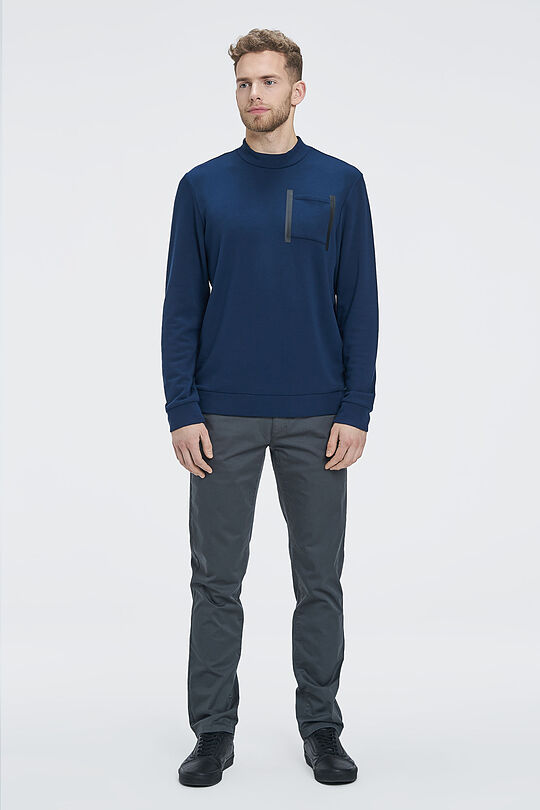 Viscose fleece sweatshirt 4 | BLUE | Audimas