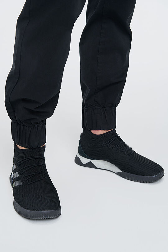 Slim fit pants with cuffs 9 | BLACK | Audimas