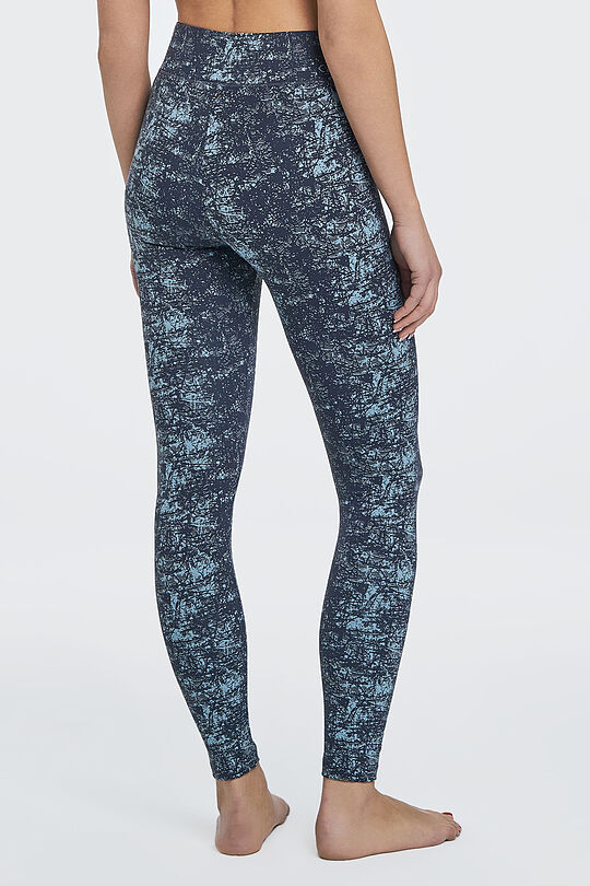 Printed functional tights 2 | BLUE | Audimas