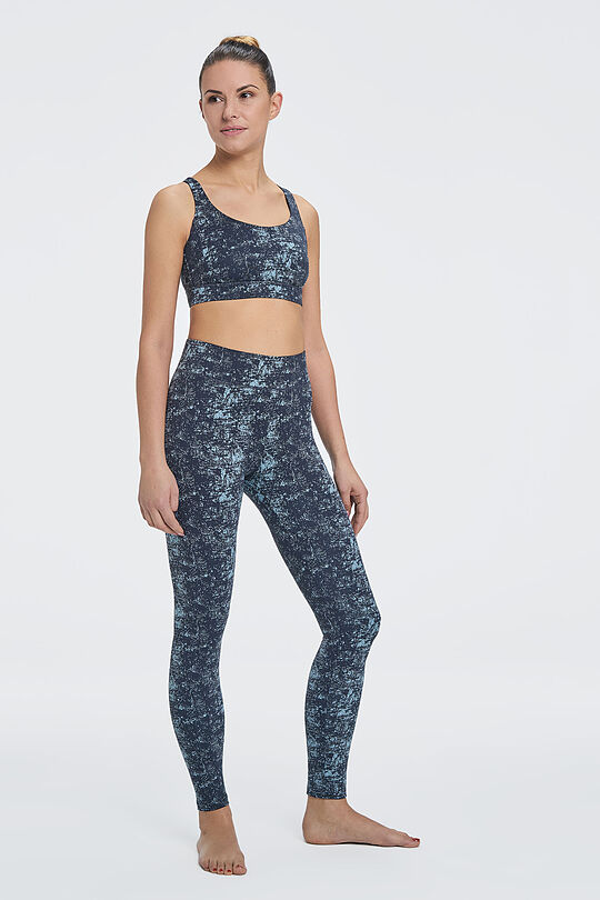 Printed functional tights 4 | BLUE | Audimas