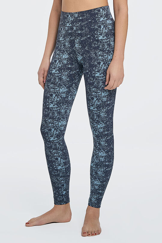 Printed functional tights 1 | BLUE | Audimas