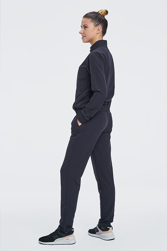 Stretch woven pants 5 | BLACK | Audimas