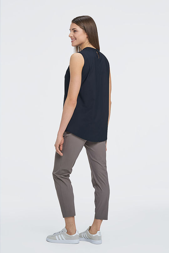 SENSITIVE tricot tank top 4 | BLACK | Audimas