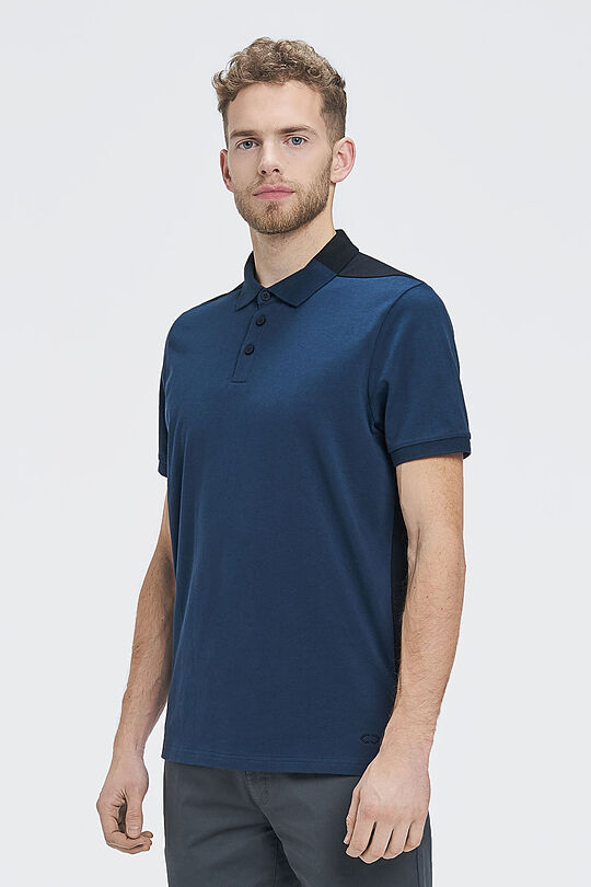 Cotton polo shirt 1 | BLUE | Audimas