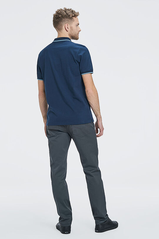 Cotton polo shirt 6 | BLUE | Audimas