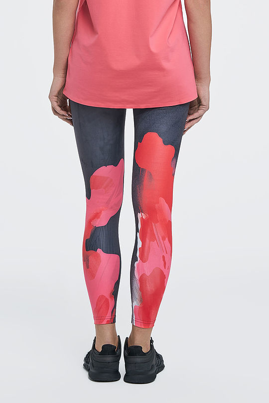 Printed shaping tights 2 | RED/PINK | Audimas