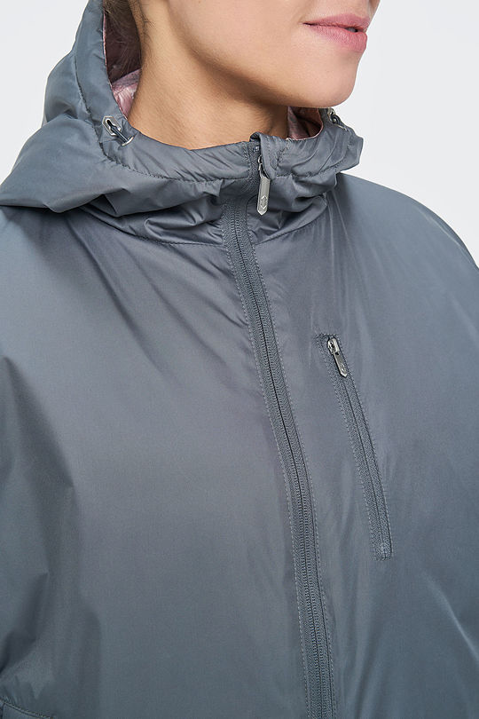 Reversible THERMORE insulated jacket 6 | GREY/MELANGE | Audimas