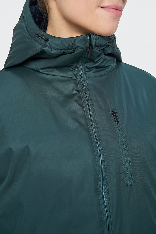 Reversible THERMORE insulated jacket 6 | GREEN/ KHAKI / LIME GREEN | Audimas