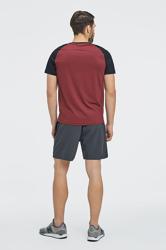 Functional tee 5 | BROWN/BORDEAUX | Audimas