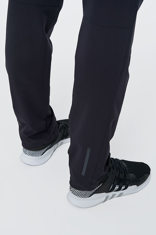 Stretch woven sweatpants 4 | BLACK | Audimas