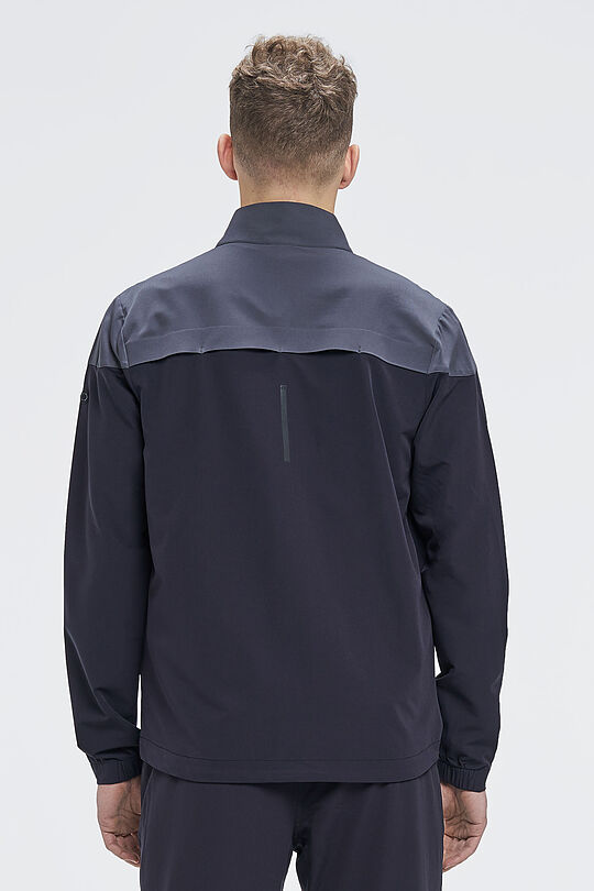 Stretch woven jacket 2 | BLACK/ASPHALT | Audimas