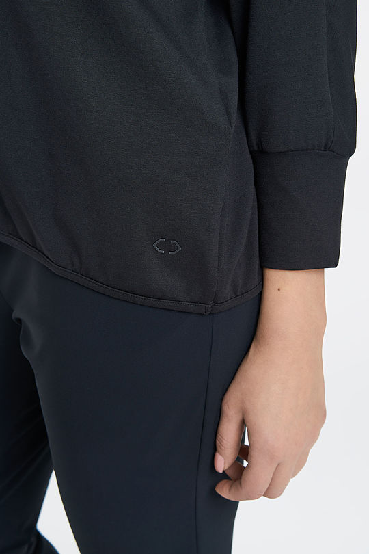 Modal long sleeve top 3 | BLACK | Audimas