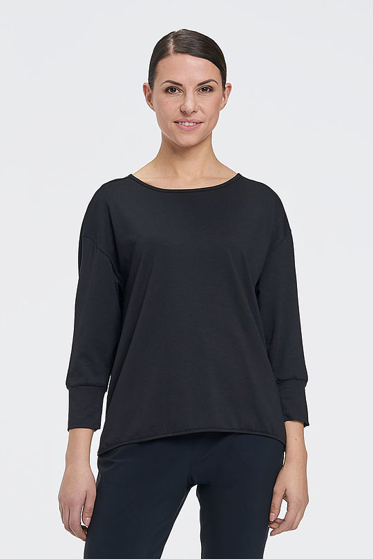 Modal long sleeve top 1 | BLACK | Audimas