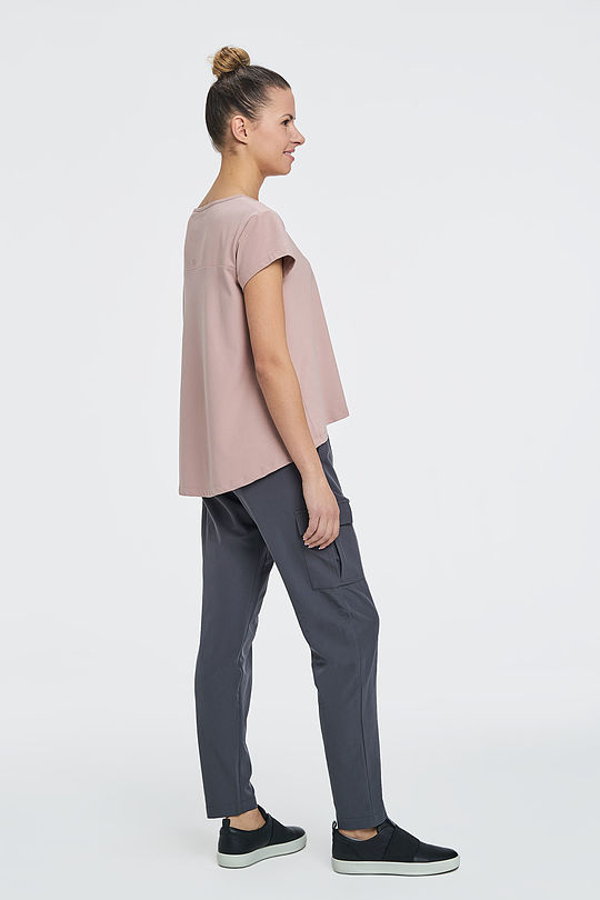 Stretch woven patch pockets pants 5 | GREY/MELANGE | Audimas