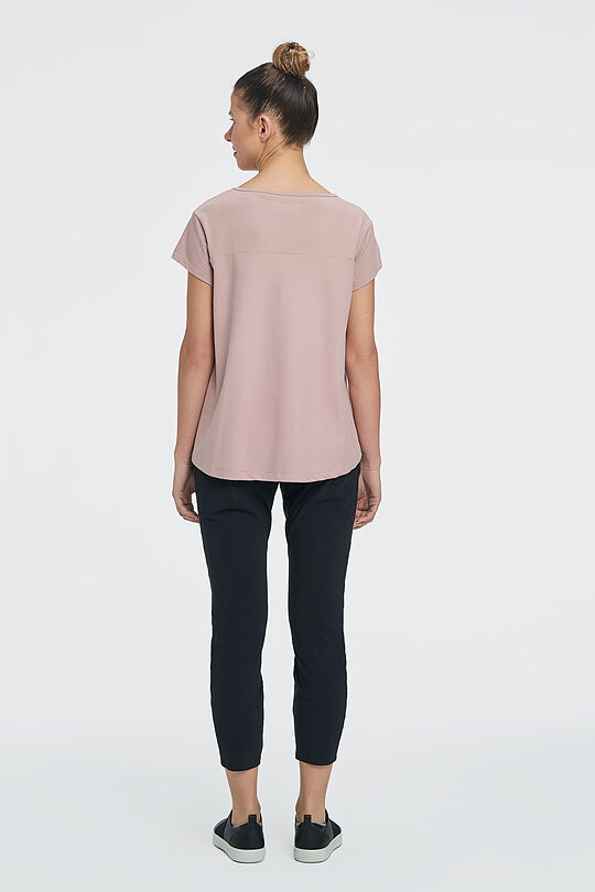 Modal relaxed fit tee 7 | RED/PINK | Audimas