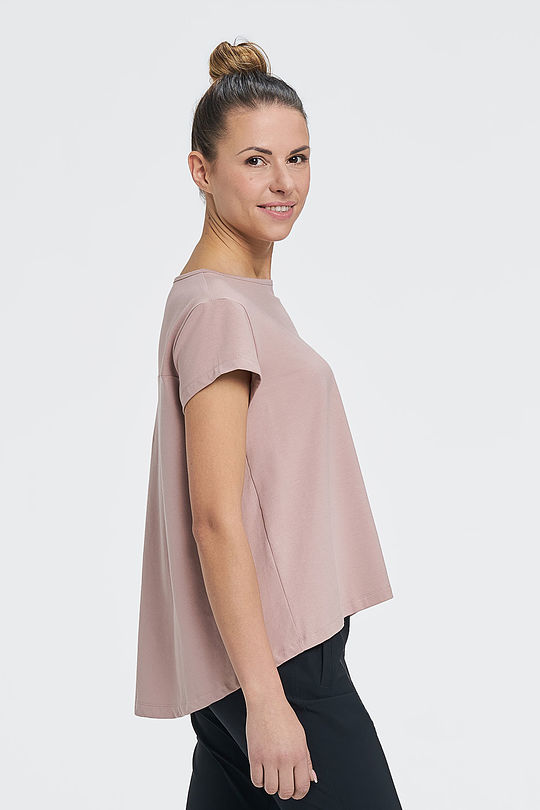 Modal relaxed fit tee 2 | RED/PINK | Audimas
