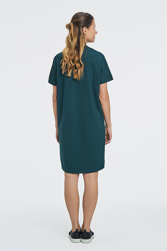 Viscose tricot smart dress 5 | GREEN/ KHAKI / LIME GREEN | Audimas