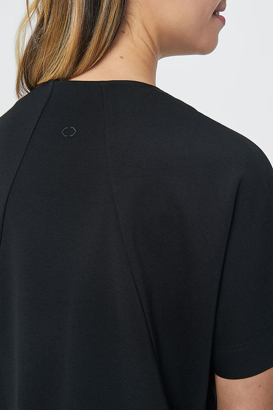 Viscose tricot smart dress 3 | BLACK | Audimas