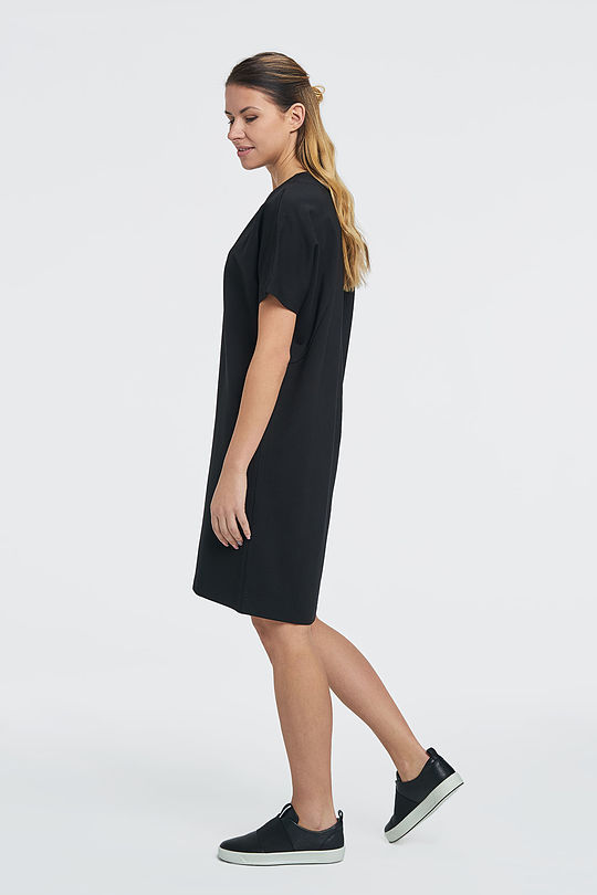 Viscose tricot smart dress 5 | BLACK | Audimas