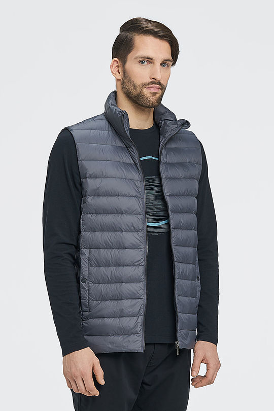 Light down vest 1 | GREY/MELANGE | Audimas