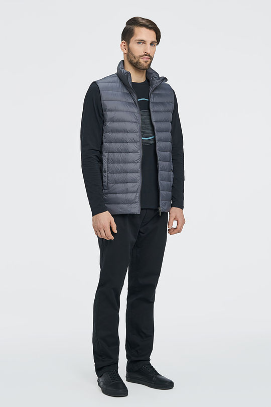 Light down vest 5 | GREY/MELANGE | Audimas