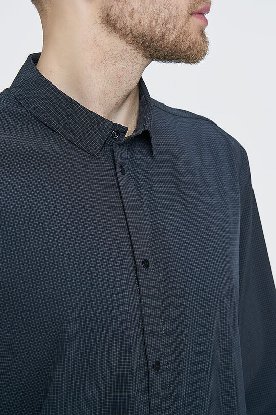 Wrinkle-free stretch shirt 3 | BLACK | Audimas