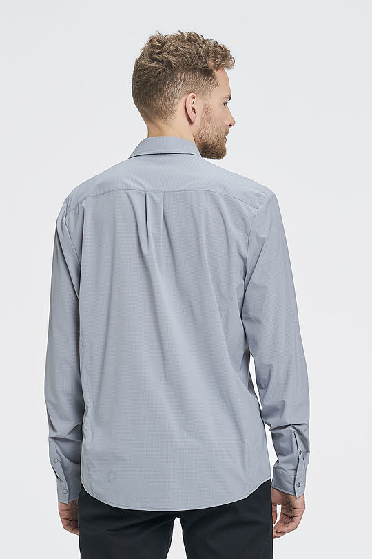 Wrinkle-free stretch shirt 2 | GREY/MELANGE | Audimas