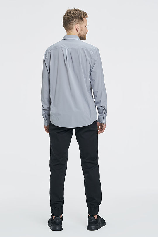 Wrinkle-free stretch shirt 7 | GREY/MELANGE | Audimas