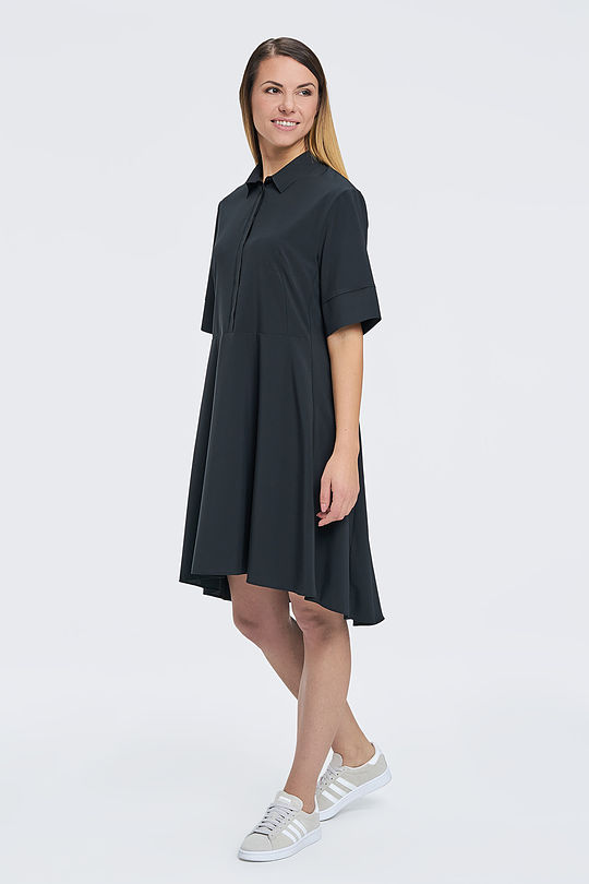Wrinkle-free lightweight dress 5 | BLACK | Audimas
