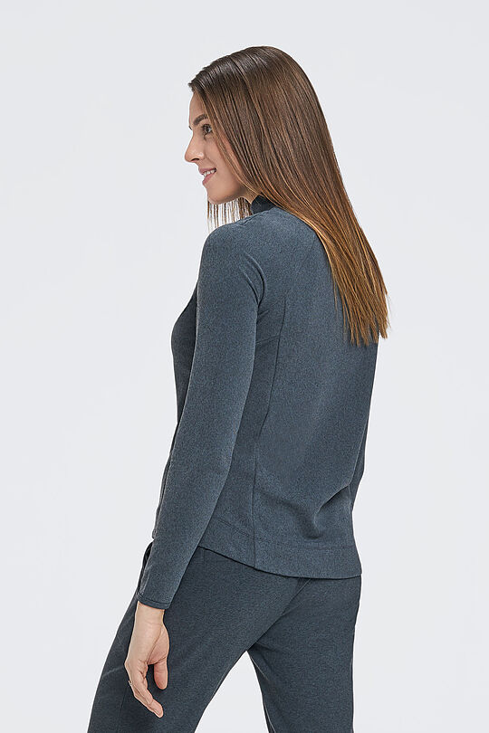 Lightweight fleece zip-through jacket 2 | GREY/MELANGE | Audimas