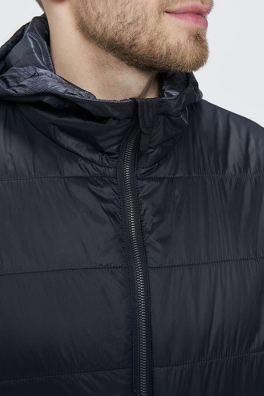 Reversible THERMORE insulated jacket 5 | GREY/MELANGE | Audimas