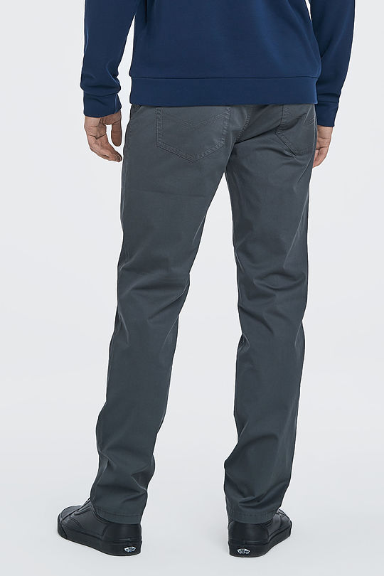 Regular fit 5-pocket pants 3 | GREY/MELANGE | Audimas