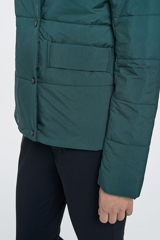 Short insulated jacket 4 | GREEN/ KHAKI / LIME GREEN | Audimas