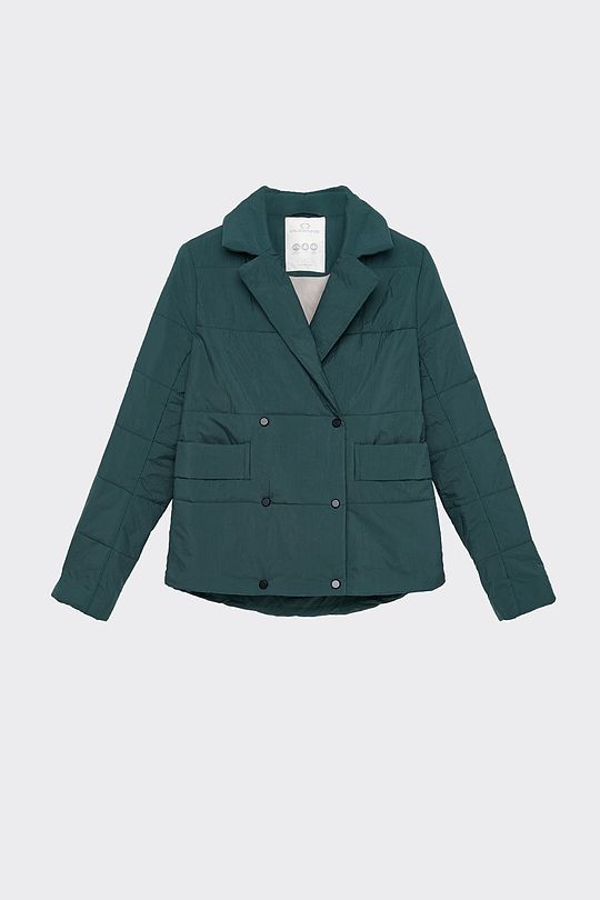 Short insulated jacket 9 | GREEN/ KHAKI / LIME GREEN | Audimas