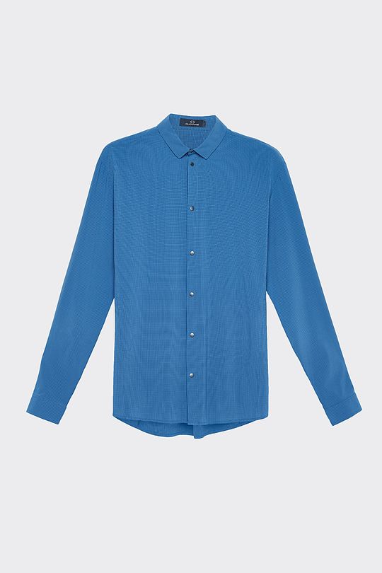 Wrinkle-free stretch shirt 8 | BLUE | Audimas