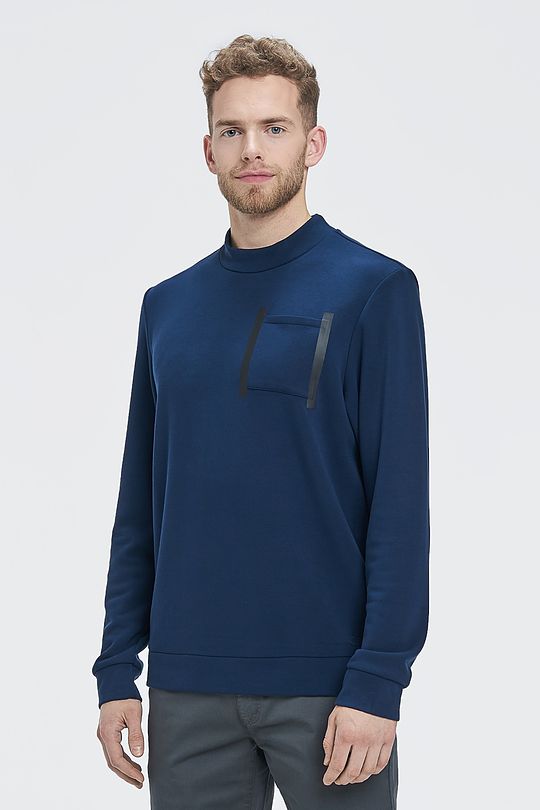 Viscose fleece sweatshirt 1 | BLUE | Audimas