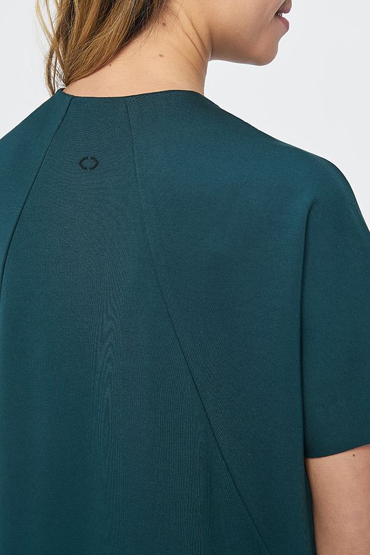 Viscose tricot smart dress 3 | GREEN/ KHAKI / LIME GREEN | Audimas