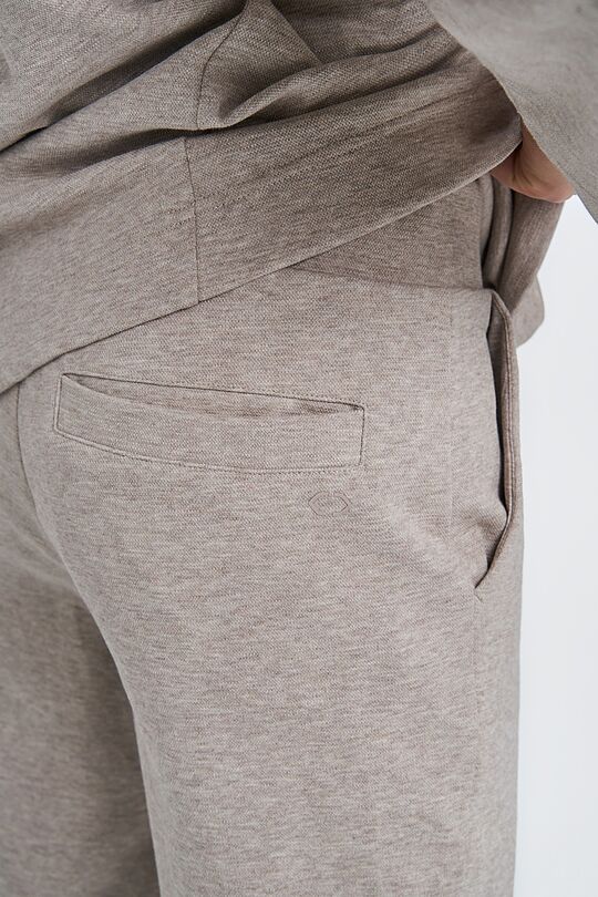 Pique cotton sweatpants 3 | GREY/MELANGE | Audimas