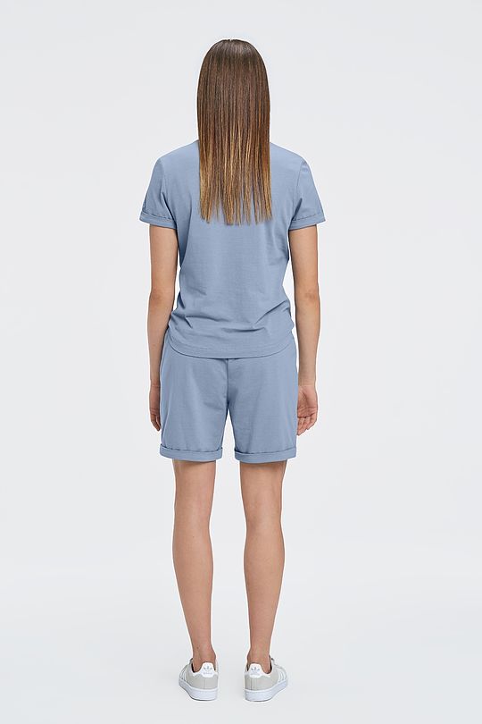 Lightweight cotton jersey shorts jumpsuit 6 | GREY/MELANGE | Audimas
