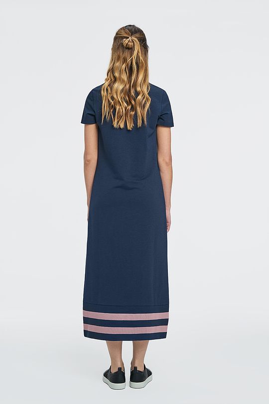 Modal tricot long dress 4 | BLUE | Audimas