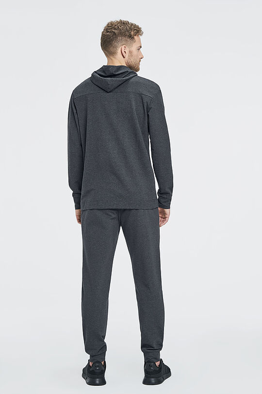 Modal tricot hoodie 5 | BLACK | Audimas