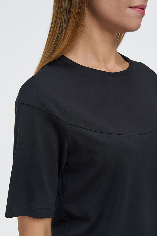 Modal tunic top 3 | BLACK | Audimas