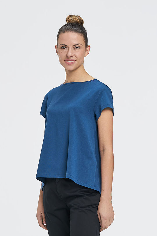 Modal relaxed fit tee 1 | BLUE | Audimas