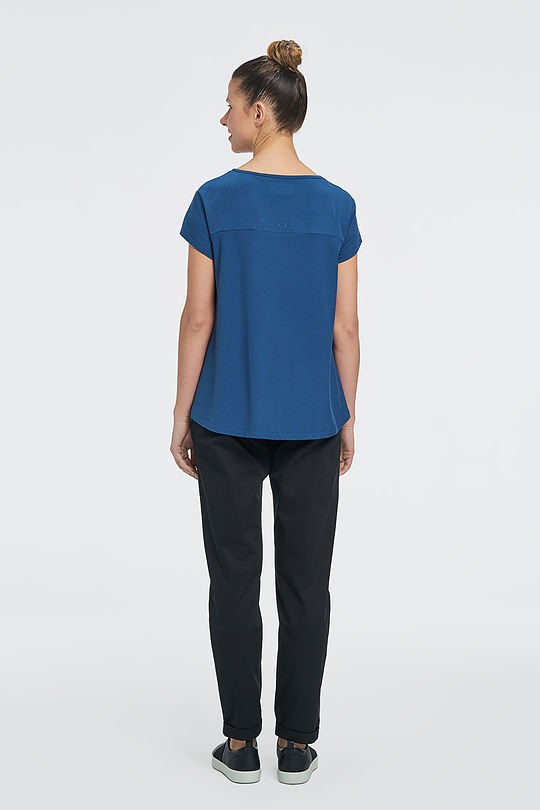 Modal relaxed fit tee 6 | BLUE | Audimas